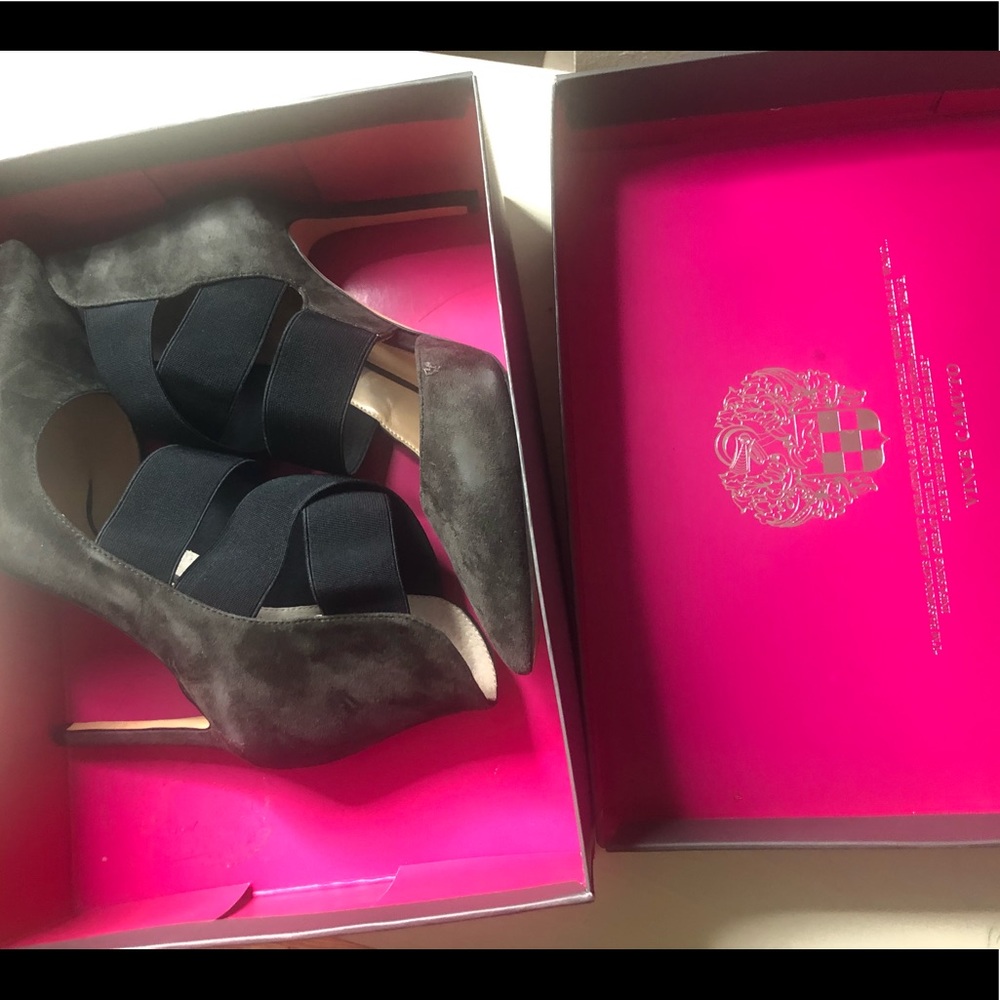 Suede heels